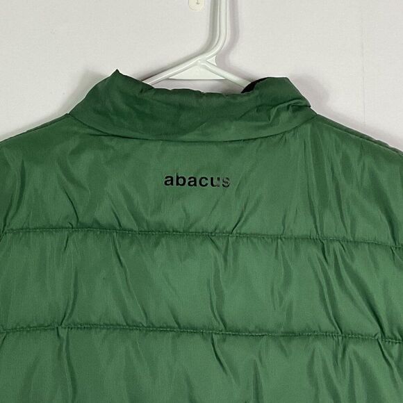 abacus Men's Golf Vest, size XXL, Pockets, Full Zip, 100% Polyester, Green - Picture 8 of 16